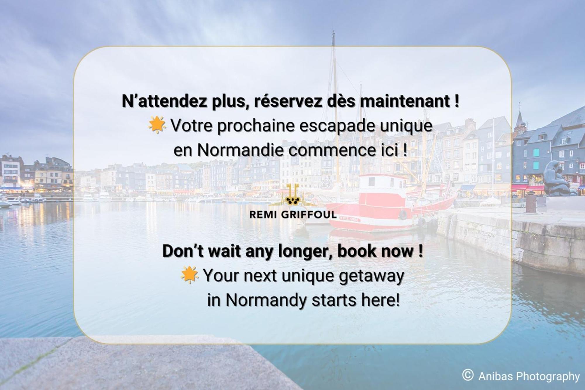 Le Manoir Des Embruns 14P - Location N1- Terrace- Public Parking 2 Min Villa Honfleur Exteriör bild